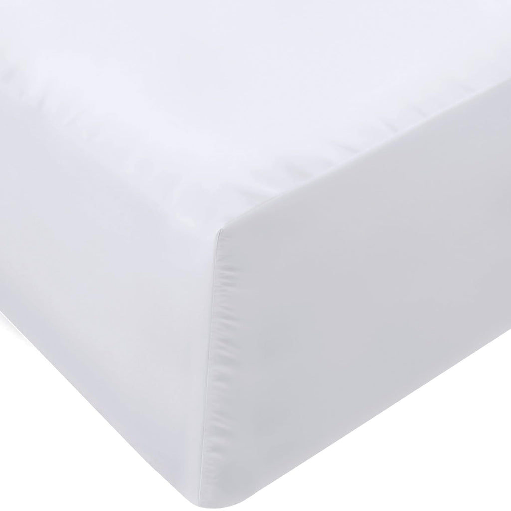 Soft Microfibre Fitted Sheets 40CM - Breathable Wrinkle Free & Fade Resistant