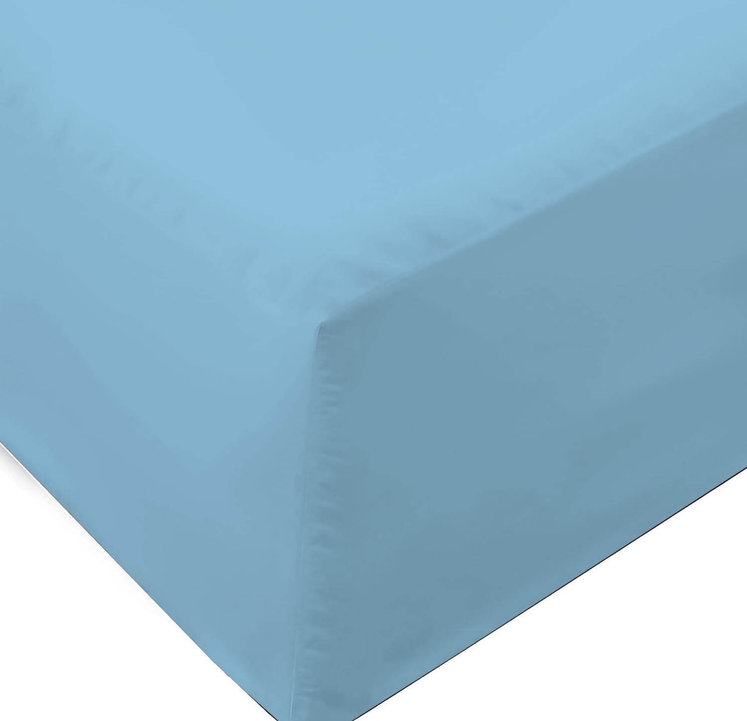 Soft Microfibre Fitted Sheets 40CM - Breathable Wrinkle Free & Fade Resistant