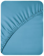 Soft Microfibre Fitted Sheets 40CM - Breathable Wrinkle Free & Fade Resistant