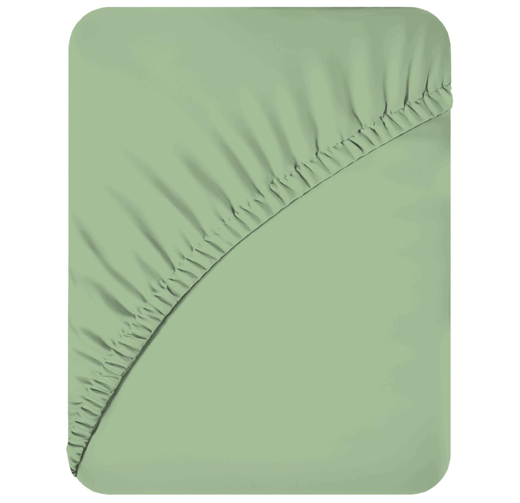 Soft Microfibre Fitted Sheets 40CM - Breathable Wrinkle Free & Fade Resistant