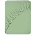 Soft Microfibre Fitted Sheets 40CM - Breathable Wrinkle Free & Fade Resistant