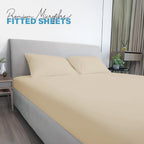 Soft Microfibre Fitted Sheets 40CM - Breathable Wrinkle Free & Fade Resistant