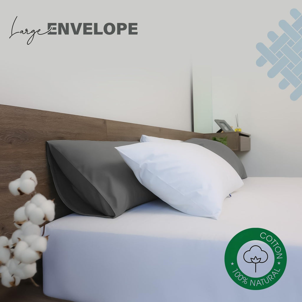 Percale Cotton Pillow Cases