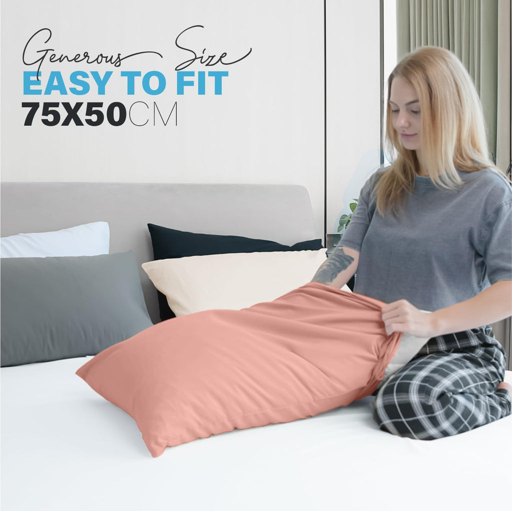 Premium Microfiber Pillow Covers with Envelope Closure