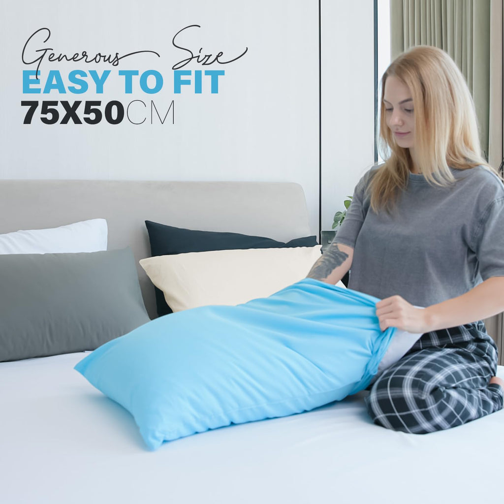 Premium Microfiber Pillow Covers with Envelope Closure