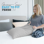 Premium Microfiber Pillow Covers with Envelope Closure