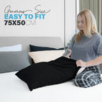 Premium Microfiber Pillow Covers with Envelope Closure