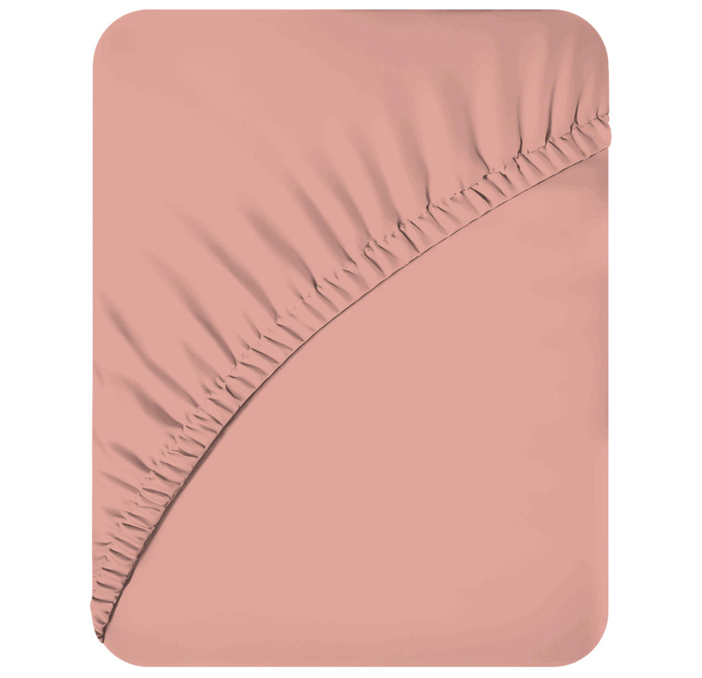 Soft Microfibre Fitted Sheets 40CM - Breathable Wrinkle Free & Fade Resistant