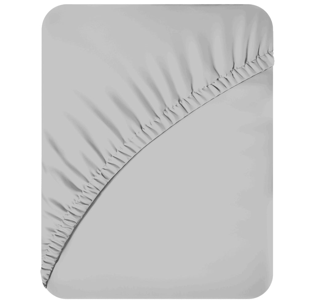 Soft Microfibre Fitted Sheets 40CM - Breathable Wrinkle Free & Fade Resistant