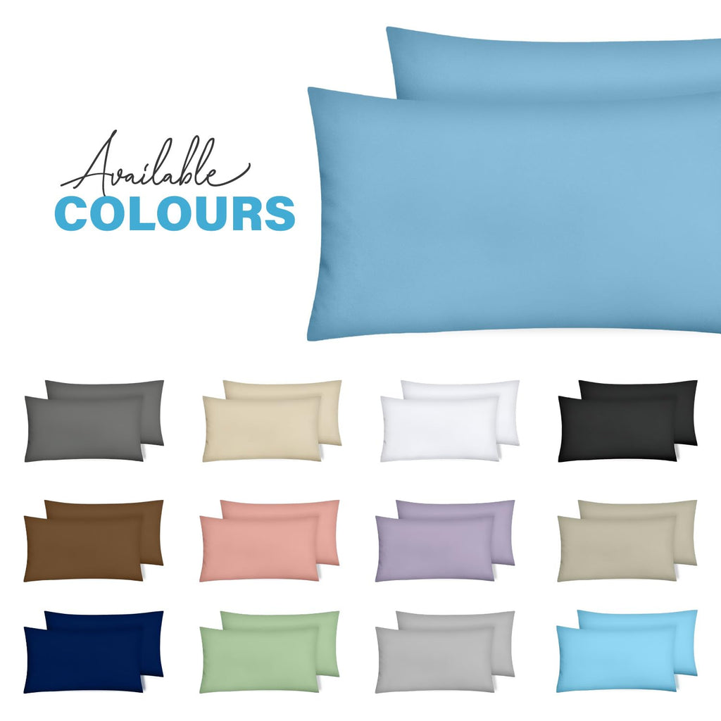 Premium Microfiber Pillow Covers with Envelope Closure