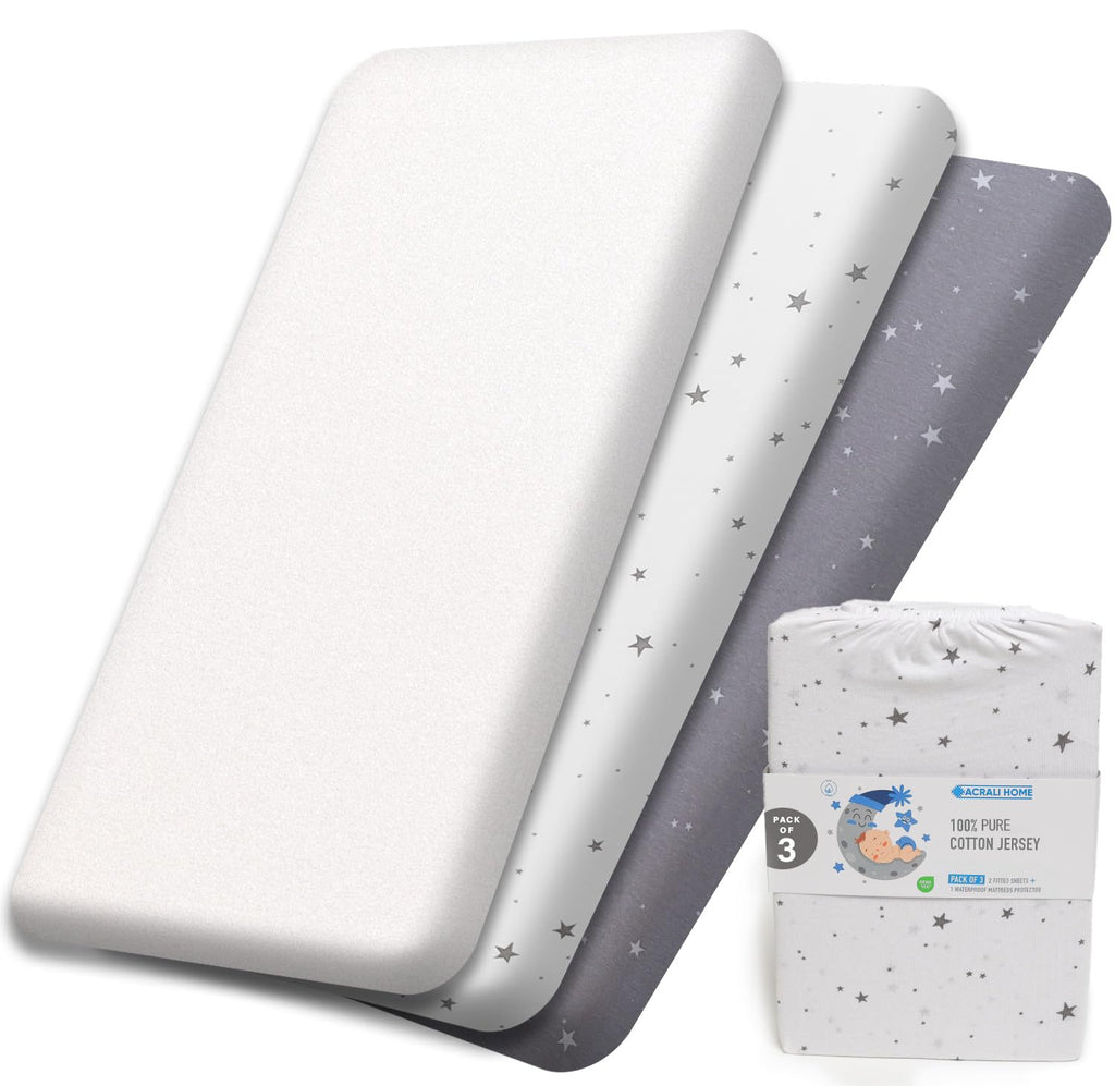 Moses Basket Sheets – 3 Pack - Gentle on Baby Skin