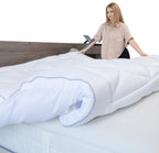 Luxury Quilted Single Mattress Topper – Hypoallergenic Comfort
