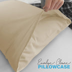 Premium Microfiber Pillow Covers with Envelope Closure