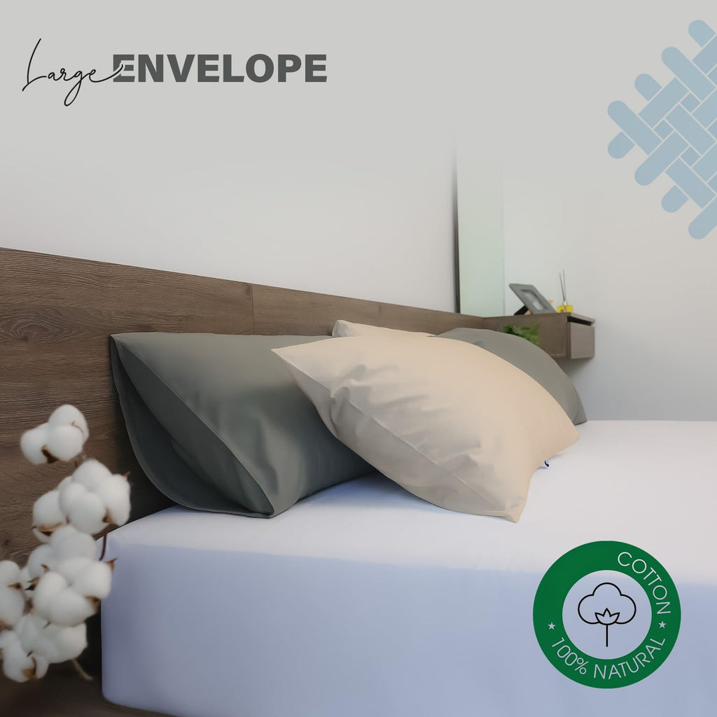 Percale Cotton Pillow Cases