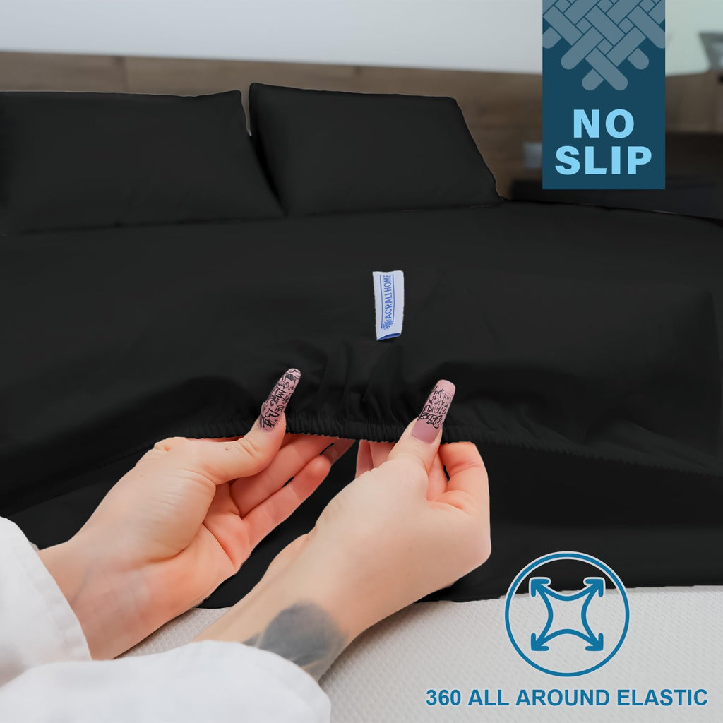 100% Percale Cotton Fitted Sheets