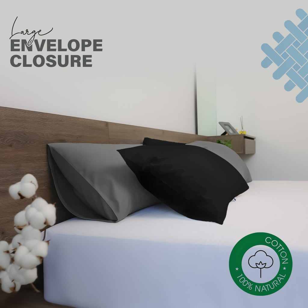 Percale Cotton Pillow Cases