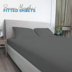 Soft Microfibre Fitted Sheets 40CM - Breathable Wrinkle Free & Fade Resistant