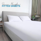 Soft Microfibre Fitted Sheets 40CM - Breathable Wrinkle Free & Fade Resistant