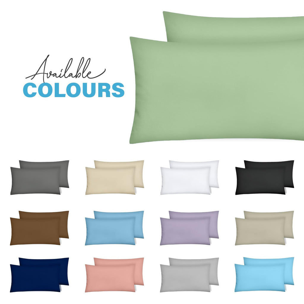 Premium Microfiber Pillow Covers with Envelope Closure