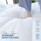 Luxury Quilted Single Mattress Topper – Hypoallergenic Comfort