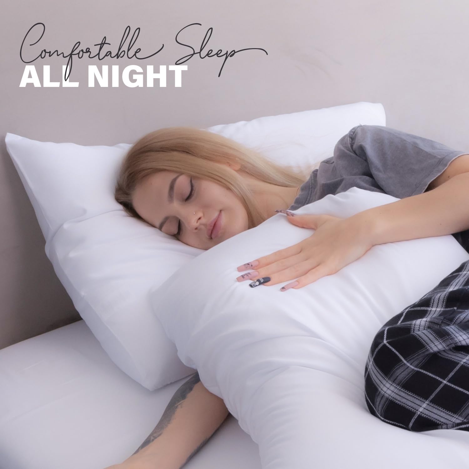 Premium Microfiber Pillow Covers with Envelope Closure