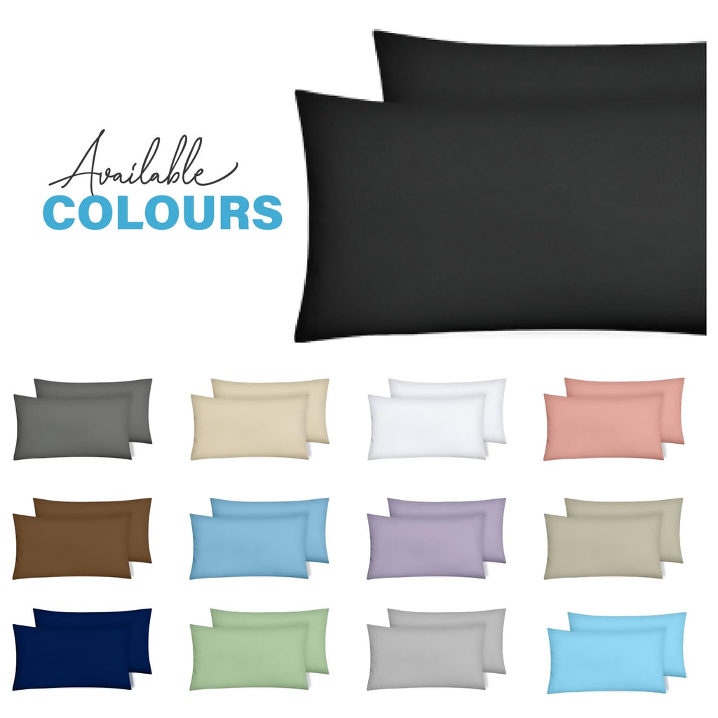 Premium Microfiber Pillow Covers with Envelope Closure