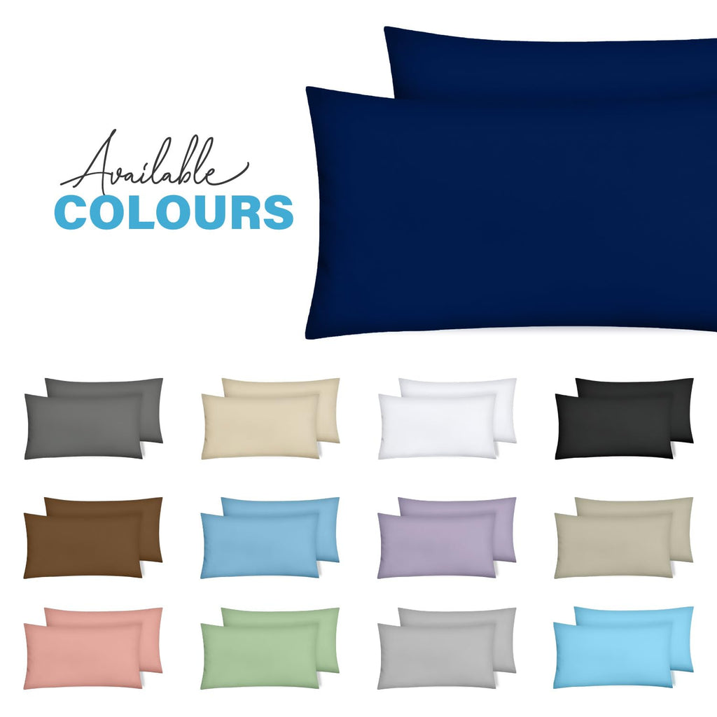 Premium Microfiber Pillow Covers with Envelope Closure