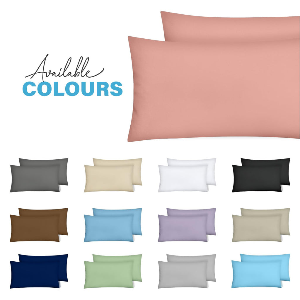 Premium Microfiber Pillow Covers with Envelope Closure