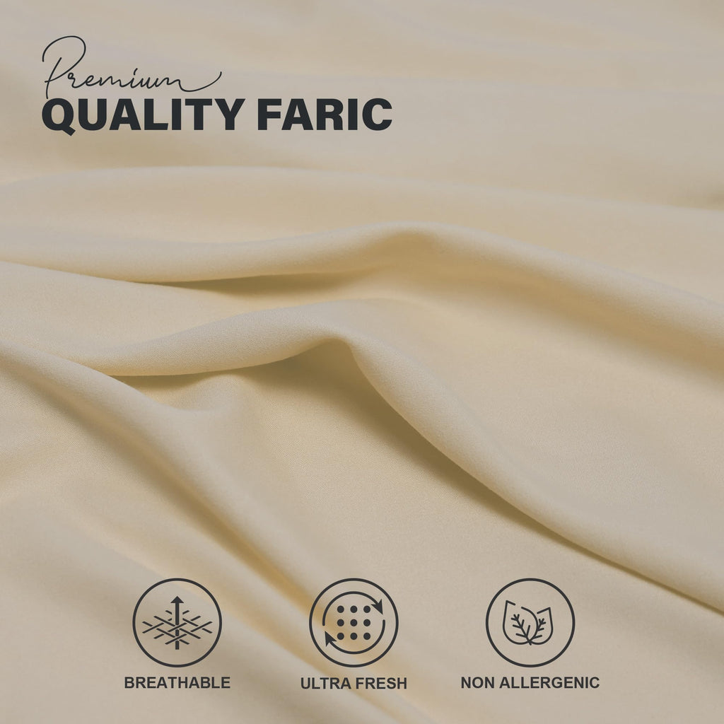 Premium Microfiber Pillow Covers with Envelope Closure