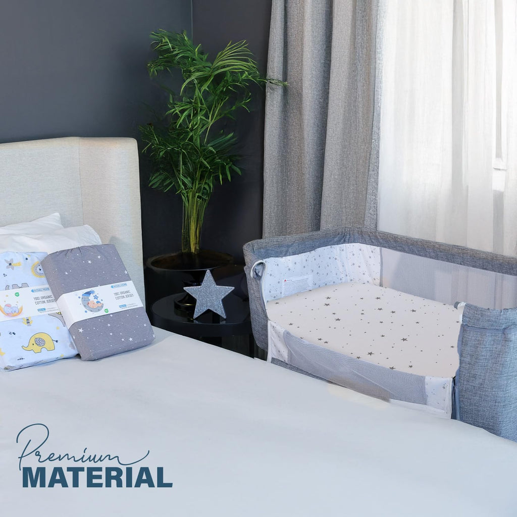 Moses Basket Sheets – 3 Pack - Gentle on Baby Skin