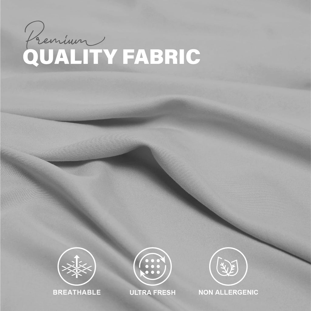 Premium Microfiber Pillow Covers with Envelope Closure