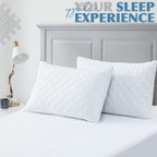Quilted Hypoallergenic Zipped Pillow Protectors