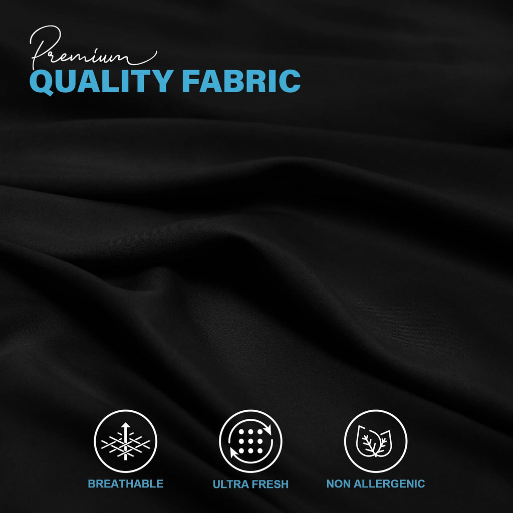 Premium Microfiber Pillow Covers with Envelope Closure