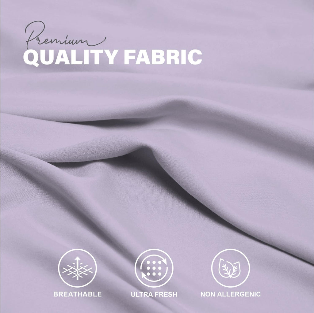 Premium Microfiber Pillow Covers with Envelope Closure