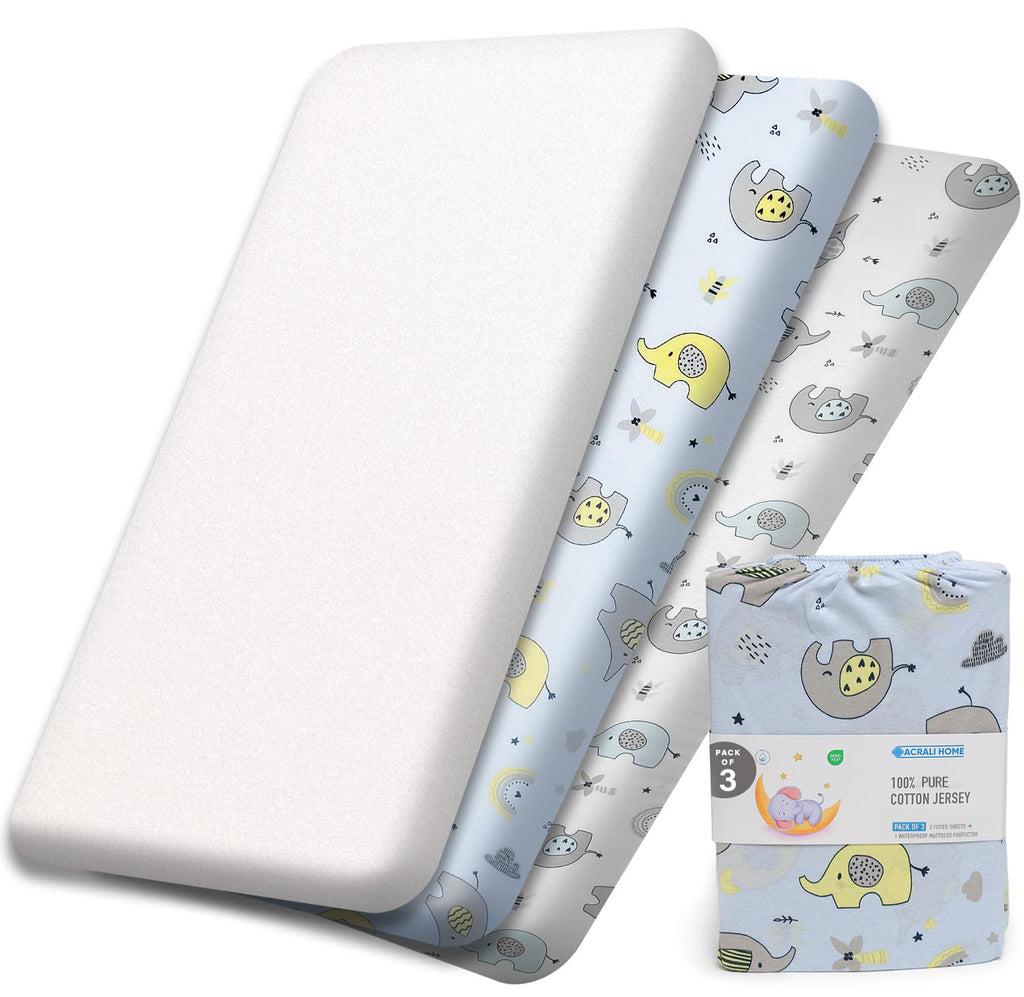 Moses Basket Sheets – 3 Pack - Gentle on Baby Skin