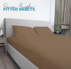 Soft Microfibre Fitted Sheets 40CM - Breathable Wrinkle Free & Fade Resistant