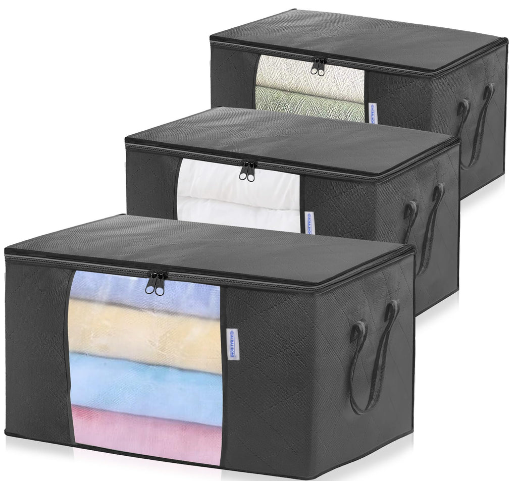 3 Pack Large Storage Bags with Zips