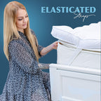 Luxury Quilted Single Mattress Topper – Hypoallergenic Comfort