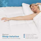 Luxury Quilted Single Mattress Topper – Hypoallergenic Comfort