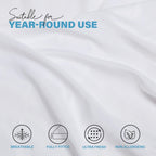 Soft Microfibre Fitted Sheets 40CM - Breathable Wrinkle Free & Fade Resistant